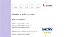 Desktop Screenshot of bauer-edv.de