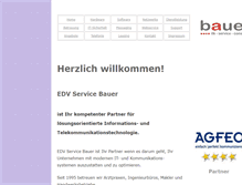 Tablet Screenshot of bauer-edv.de